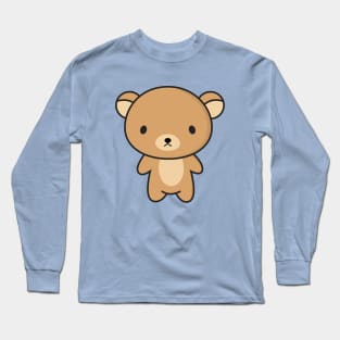 Cute and Kawaii Brown Bear Long Sleeve T-Shirt